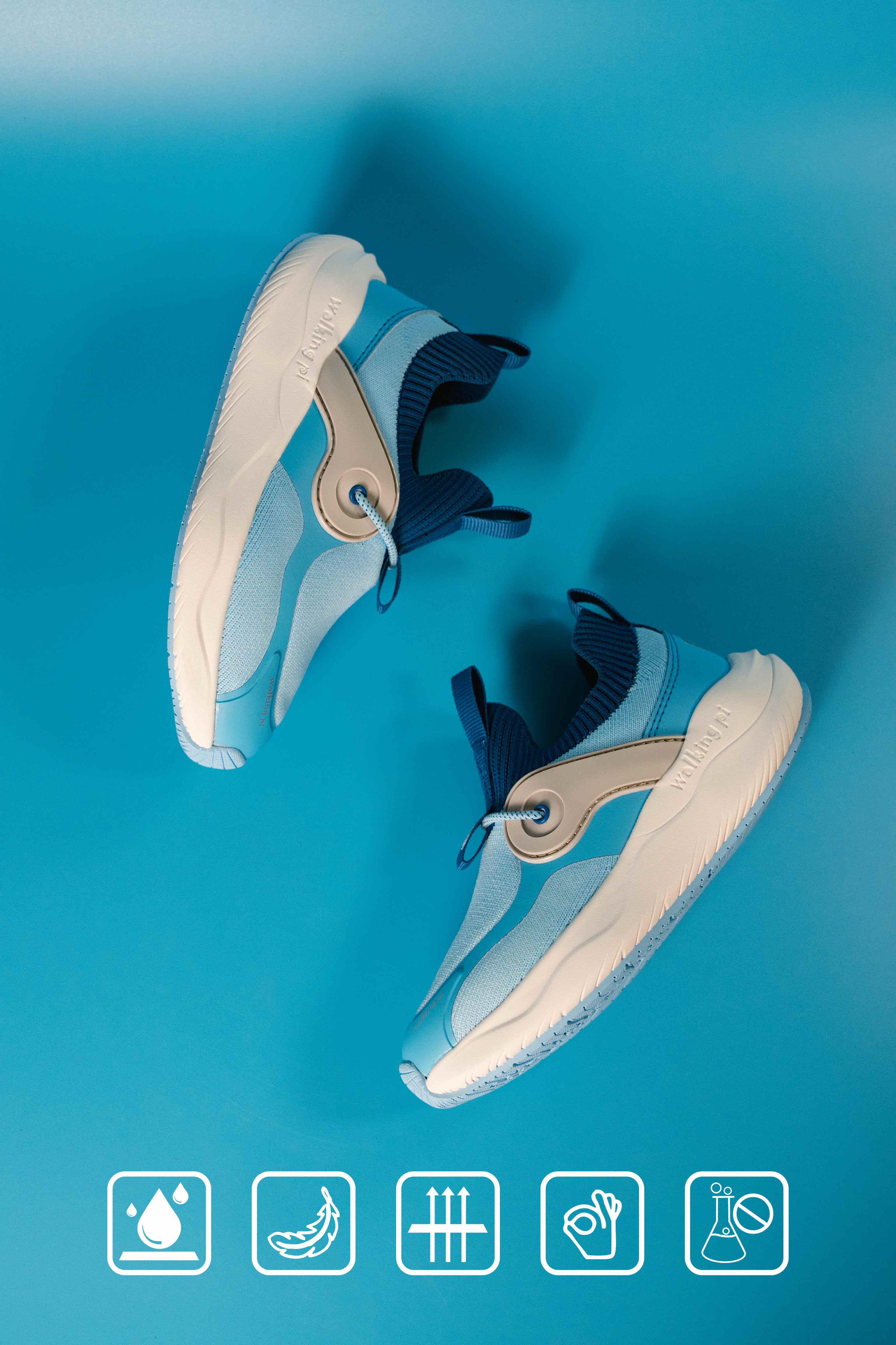 Walking Pi Ocean Blue Waterproof Sneakers